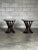 Mid-Century Modern 1950s Edward Wormley for Dunbar Sheaf of Wheat Tables, Travertine and Ash, a Pair For Sale - Image 3 of 12