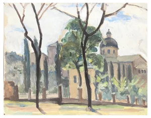 Isaac Charles Goetz, Paysage, 1914