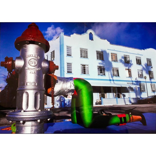 Cheyco Leidmann, EP 96, Miami Beach, Ocean Drive, Photographic Print, 1988 For Sale
