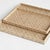 Intentionally designed as shallow nesting trays, this pair was created for versatility. Made of Mendong, a fresh water...