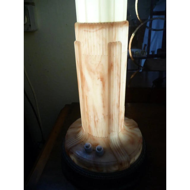 Art Deco Skyscraper Table Lamp by Carl Swanson for All-Lite Manufactoring Company, 1930s For Sale - Image 12 of 17