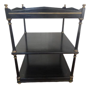 3 Tier Side Table Attributed Brunschwig & Fils