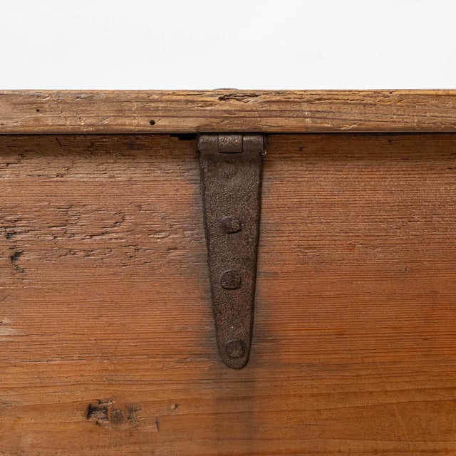 Antique Hand Painted Wedding Chest For Sale - Image 10 of 12