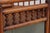 Brown Antique Victorian Oak Stick & Ball Corner Hanging Cabinet For Sale - Image 8 of 12