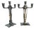 Jugendstil Candlesticks in Pewter by Achille Gamba from Hille, 1920, Set of 2 For Sale