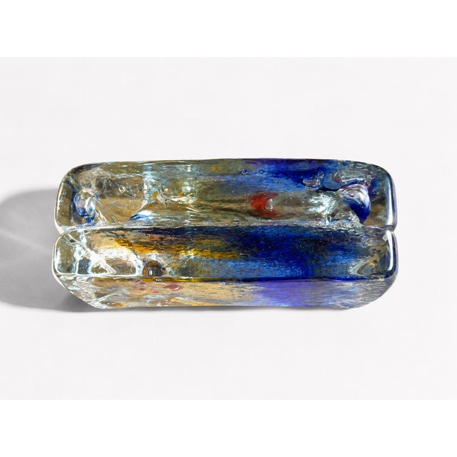 Murano Acquario Sculptural Glass Solifleur Vase by Alfredo Barbini, Italy, 1960s For Sale - Image 6 of 8