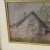 A very nice charcoal drawing of a weathered house. Solid wood frame with cream & gold matting. No artist signature.