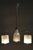 Metal Mid-Century Chandelier in Chrome and Opaline Glass from Drukov, Czech, 1970s For Sale - Image 7 of 9