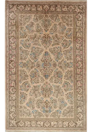 1950s Vintage Persian Sarouk Area Rug