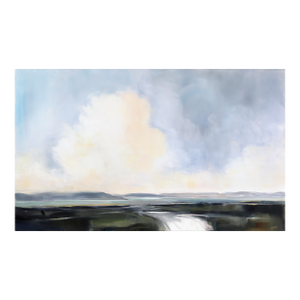 Tumbling - Large Serene Ocean Landscape Skyscape Painting Original Artwork by Jodi Miller