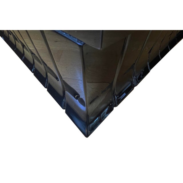 French Art Deco Cabinet in Walnut with Black Lacquer, 1920s For Sale - Image 4 of 15