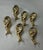Vintage Figurative Snail Polished Solid Brass Cabinet Knobs, Set of 6 For Sale - Image 4 of 12