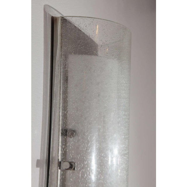 Chrome, Acrylic and Glass Sconce For Sale - Image 4 of 8