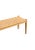 Wood Teak Wood Framed Bench, With Woven Leather Seat For Sale - Image 7 of 7