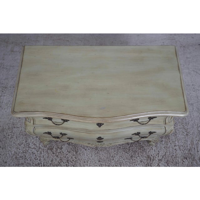 French Style Green Painted Finish Commode Chest For Sale In Philadelphia - Image 6 of 12