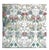 Botanical Hand-Painted Room Divider with Vibrant Flowers and Vines, Vintage For Sale