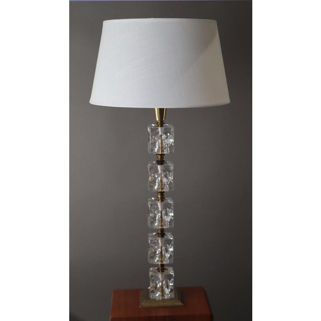 German Table Lamp in Lead Crystal from Peill & Putzler, 1960 For Sale - Image 12 of 12