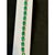22 Carat Natural Brazilian Emerald & Diamond Tennis Bracelet 14 Kt Yellow Gold For Sale In New York - Image 6 of 16