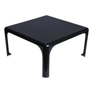 Black Demetrio 45 Stacking Table by Vico Magistretti for Artemide, 1960s For Sale
