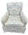 2000 - 2009 Pair of Swivel Rocker Club Chairs in Coastal, Soft Color Palette For Sale - Image 5 of 8