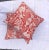Coral and White Tropical Fish Pattern Outdoor Pillow Cover For Sale - Image 4 of 9