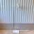 Ward Furniture Mfg. Mid-Century Ward White Lacquered and Brass Pharmacy Adjustable Floor Lamp For Sale - Image 4 of 13