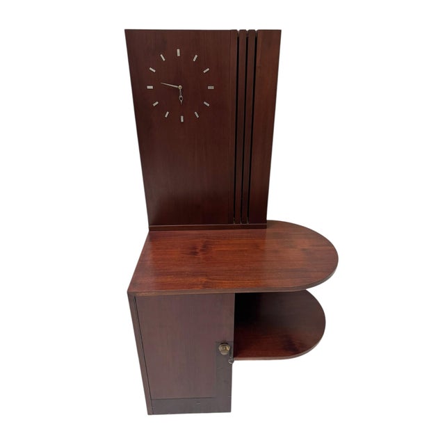 Art Deco Dry Bar with Clock, 1930s For Sale - Image 10 of 12