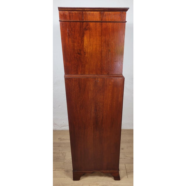 English Edwardian Mahogany Tallboy, 1910s For Sale - Image 17 of 18