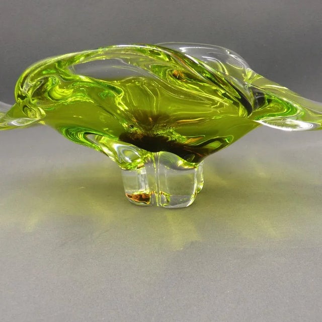 1950s Large Bowl in Murano Glass For Sale - Image 5 of 9