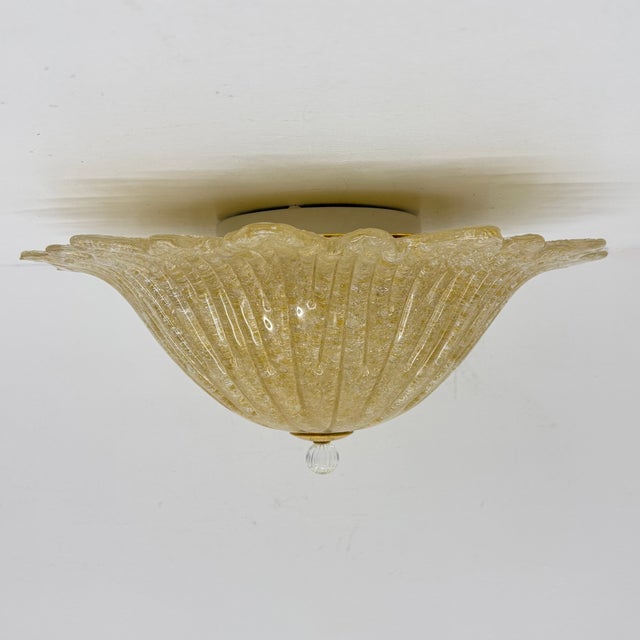 Mid-Century Italian Murano Glass Ceiling Lamp, 1970s For Sale - Image 4 of 18