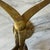 Vintage Heavy Solid Brass Wall Mount Ice Tong Towel Holder For Sale - Image 9 of 11