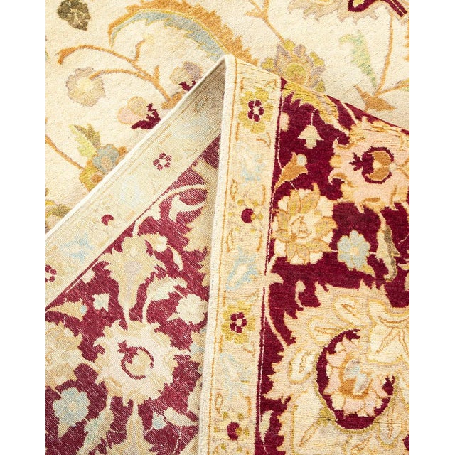 Mogul Collection Hand-Knotted Area Rug - Ivory 7' 10" x 10' 5" For Sale In New York - Image 6 of 9