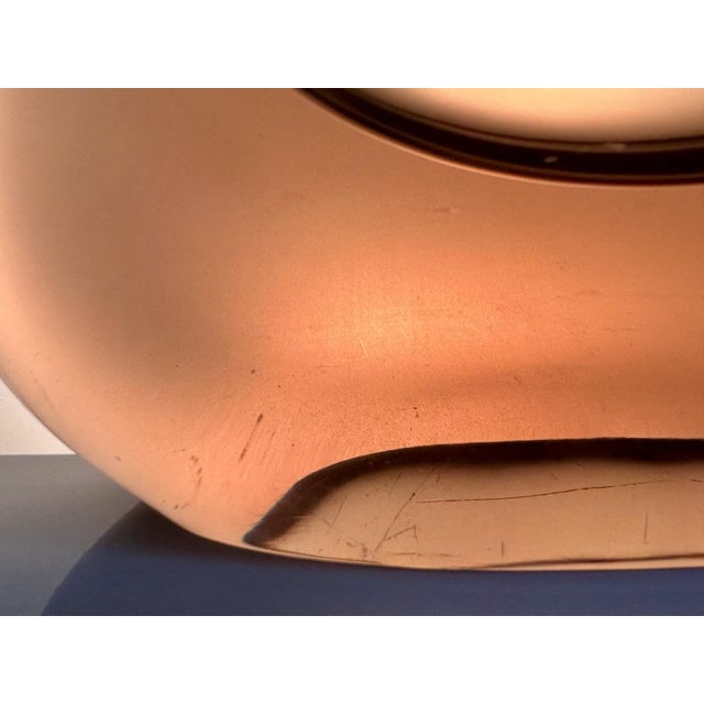Sculptural Bohemian Smoked Glass Vase by Miroslav Klinger for Zelezny Brod ZBS, Czechoslovakia, 1950s For Sale - Image 10 of 17