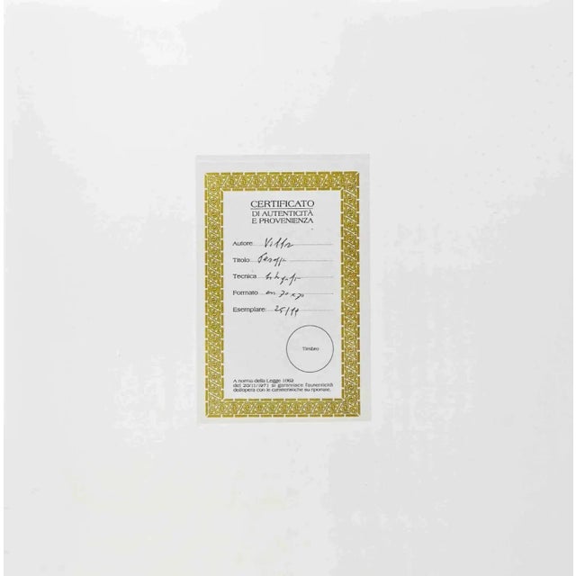 The village is a lithograph attributed to nicholas verrall (1945) in the late 20th century. Hand-signed on the right...