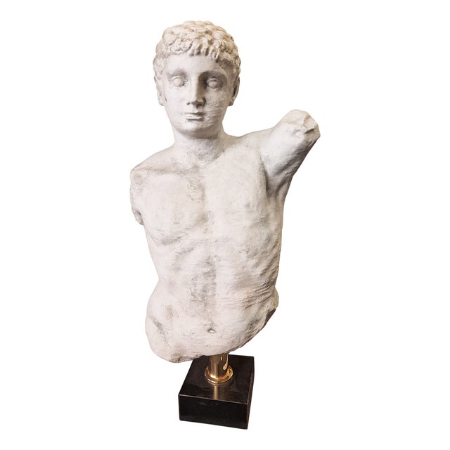 Italian Artist, Classical Style Bust, 20th Century, Gesso For Sale