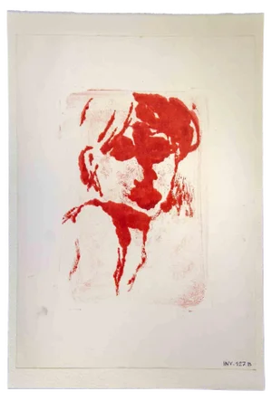 Leo Guida, Portrait, Original Drawing, 1970s