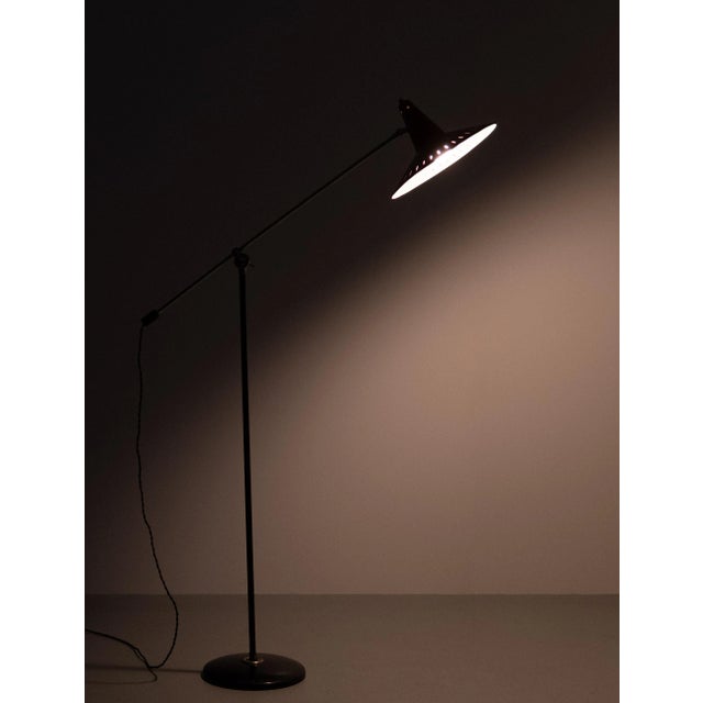 Floor Lamp by Wim Rietveld, Holland, 1960s For Sale - Image 10 of 11