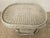 Wood Grey Wicker Elephant Tray Table Like Mario Lopez Torres 1970s For Sale - Image 7 of 13