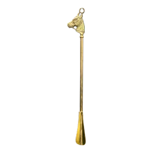 Brass Horse Head Shoe Horn