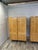 Retro Vintage Set of 3 High-Gloss Closets by Novy Domov Original,with original locks and keys Hanging and Shelving...