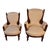 1880s Antique Pair Victorian Walnut Ladies & Gentleman Living Room Chairs For Sale
