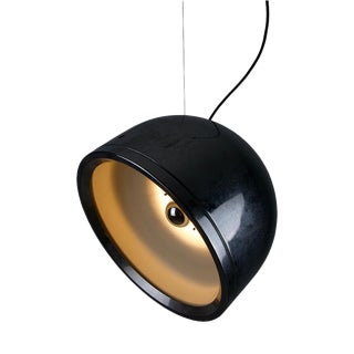 Chrome Pendant Lamp in the Style of Artemide, Italy, 1970s For Sale