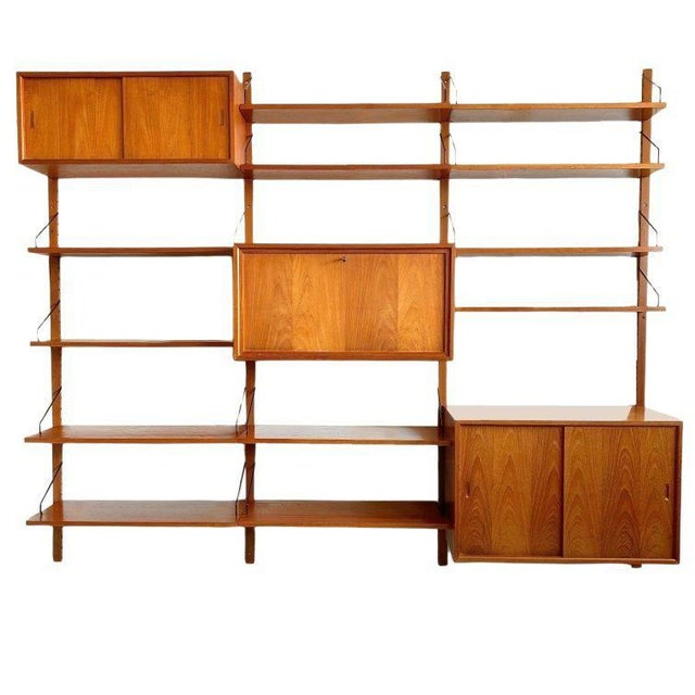 Mid-Century Modern Danish Royal Wall Unit by Poul Cadovius, 1950s For Sale - Image 13 of 13