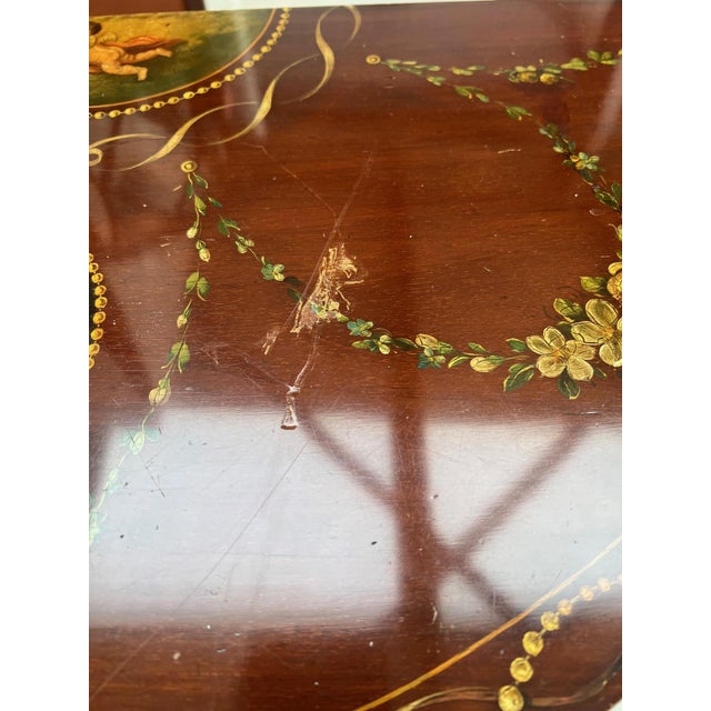 Antique Fold Over Games Table For Sale - Image 10 of 12