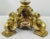 1980s Italian Rococo Style Gilt Metal and Cut Glass Candle Holder, a Pair For Sale - Image 5 of 11
