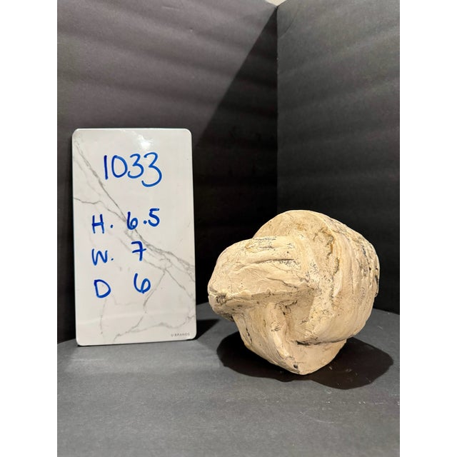 Sculpture Materials 1960s Larry Mohr Painted Plaster Abstract Sculpture Signed From Artist Estate For Sale - Image 7 of 7