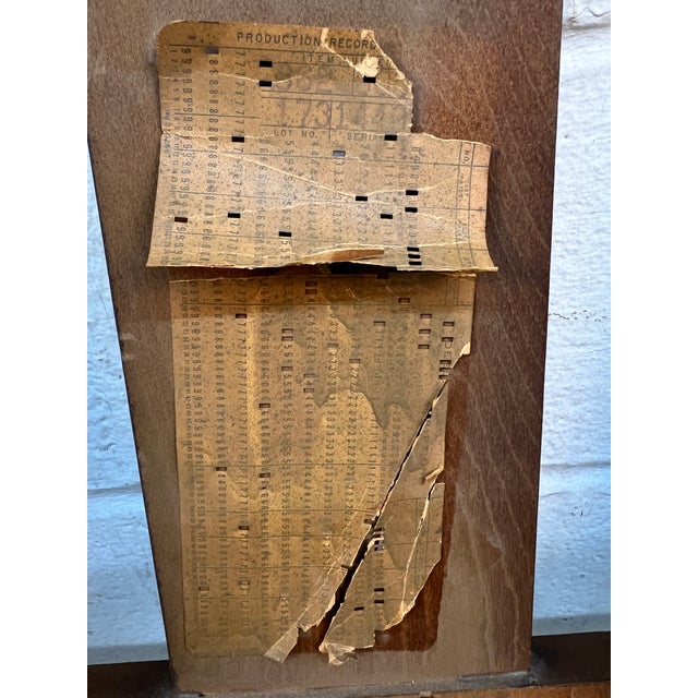 Wood Mid-Century Modern Vertical Slat Walnut Headboard For Sale - Image 7 of 7