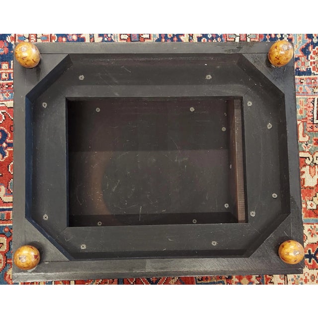 Wood 1960s Maitland Smith Leather Stack of Books Style Side Table For Sale - Image 7 of 10