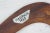 Brown Vintage 1987 Australian Aboriginal Wood Throwing Boomerang For Sale - Image 8 of 9