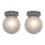 1930s French Art Deco Flush Mount by C. Jamain & Sonover France - A Pair For Sale